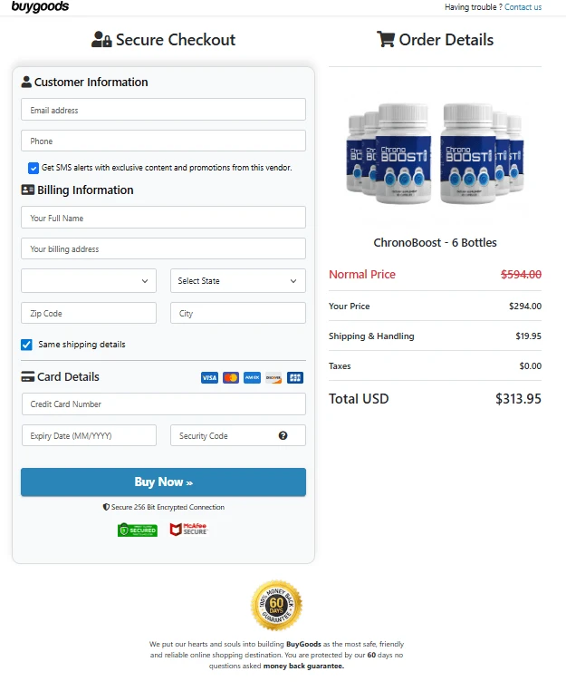 Chronoboost Pro order
